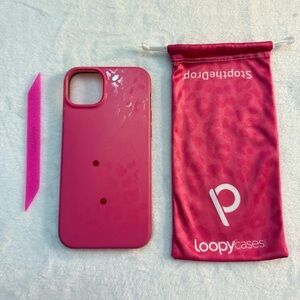 Loopy Cases Hot Pink Phone Case for IPhone 15 Plus